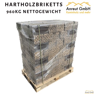 HARTHOLZBRIKETTS "Pini&Kay" 960kg (5cm x 5cm x 32cm)