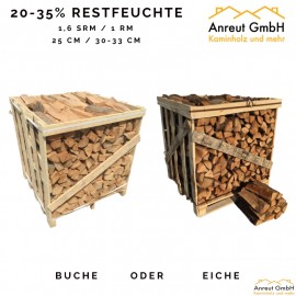 1,6 SRM (1 RM) BUCHE ca. 20-35% Restfeuchte