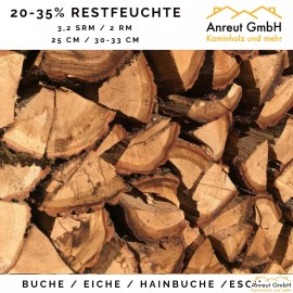 3,2 SRM (2 RM) EICHE ca. 25cm, 20-35% Restfeuchte