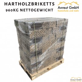 HARTHOLZBRIKETTS "Pini&Kay" 960kg (5cm x 5cm x 32cm)